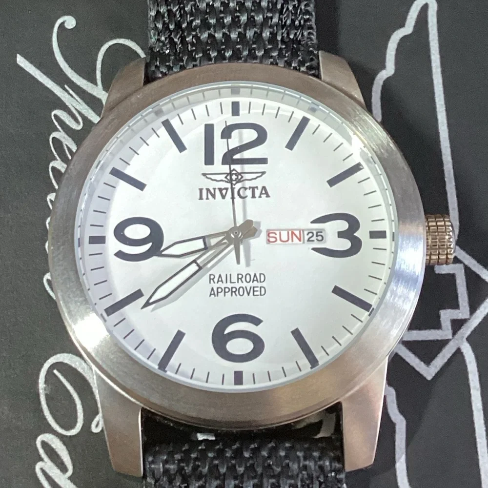 Invicta Railroad Approved Special Edition Model 1048 - Men's Watch Quartz